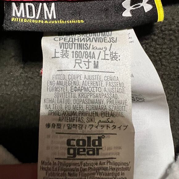 Under Armour Fleece Womens Medium Realtree Camouflage Quarter Zip Sweatshirt - Picture 6 of 8